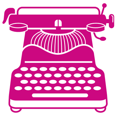 Pink Toad Studio Typewriter Image