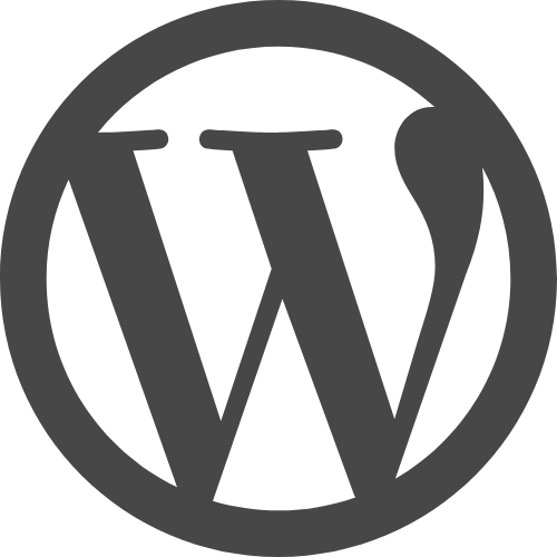 Dark Grey WordPress Logo