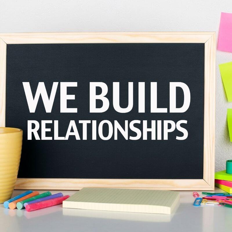 Why Do I Need an Email List We Build Relationships Sign