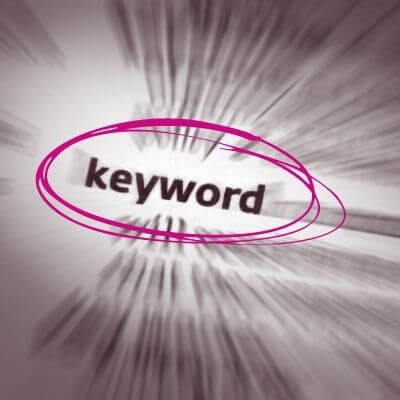What is SEO Grey Keyword with Pink Circle
