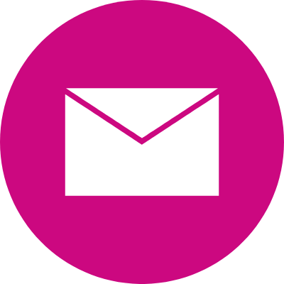 How I Stay on Track Pink Circle with Email Icon